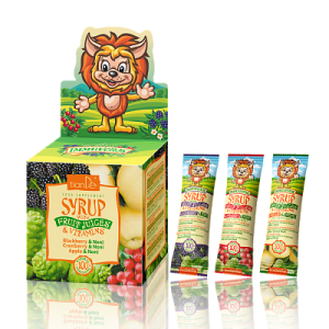Syropy z sokami owocowymi i witaminami - 640102