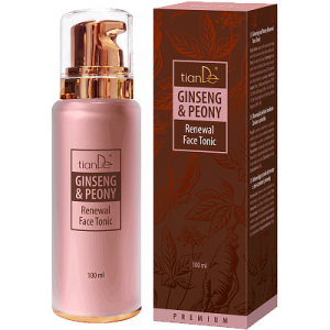 Odnawiający tonik do twarzy z żeń-szeniem i piwonią,100 ml - 10116
