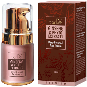 Głęboko regenerujące serum do twarzy z żeń-szeniem i fitoekstraktami,30 ml - 10118
