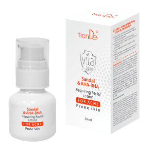 Regenerujący tonik z sandałowcem i AHA-BHA do skóry skłonnej do trądziku,50 ml - 16313