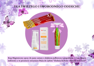DLA ŚWIEŻEGO I SWOBODNEGO ODDECHU - 65914/120105/60144